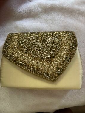 Vintage gold evening bag